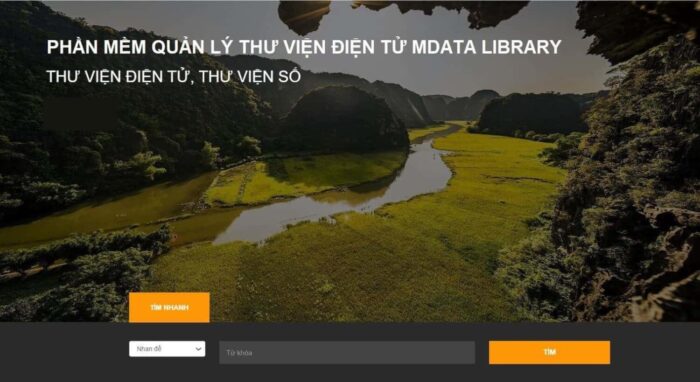 Phần mềm quản lý thư viện MDATA Library