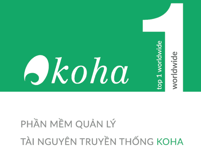 Phần mềm quản lý tài nguyên truyền thống mã nguồn mở KOHA